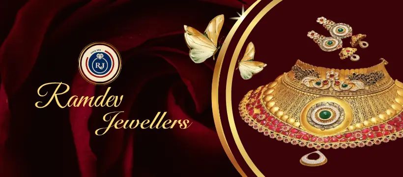 Ramdev Jewellers storefront banner in Sangareddy