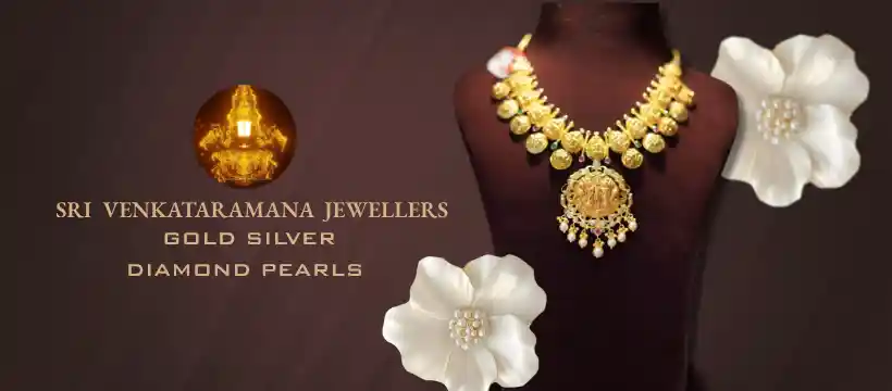 Sri Venkataramana jewellers storefront banner in Sangareddy